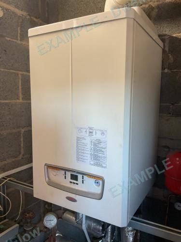 Gas combi boiler — Kitchen