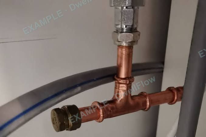Redundant pipework — Kitchen