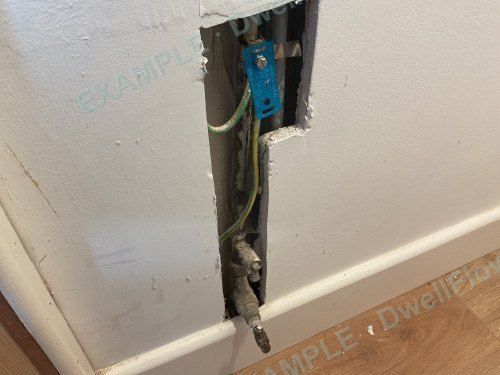 Redundant pipework — Kitchen