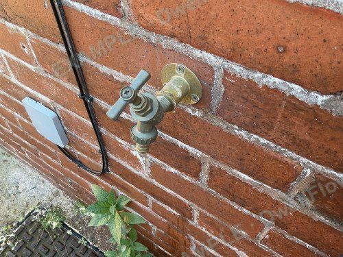 Outside tap and hose